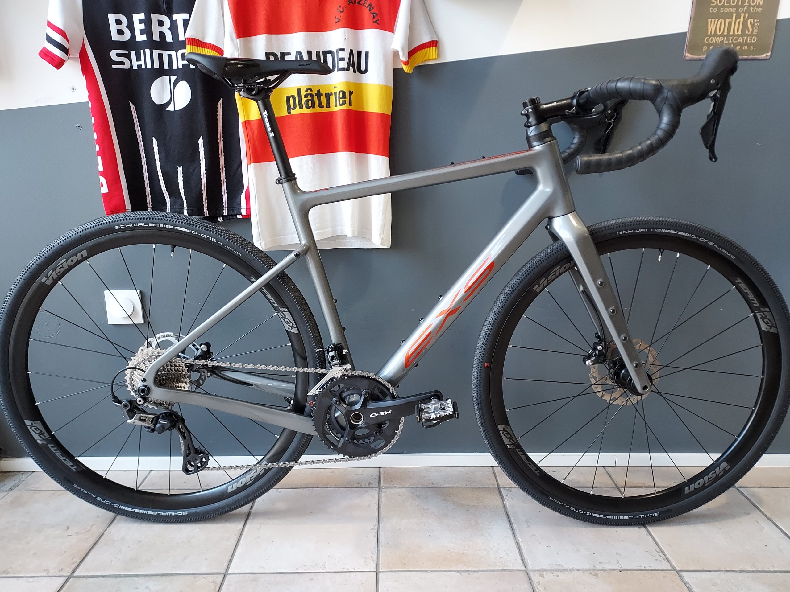 Gravel exs montage personnalisé velomane aizenay