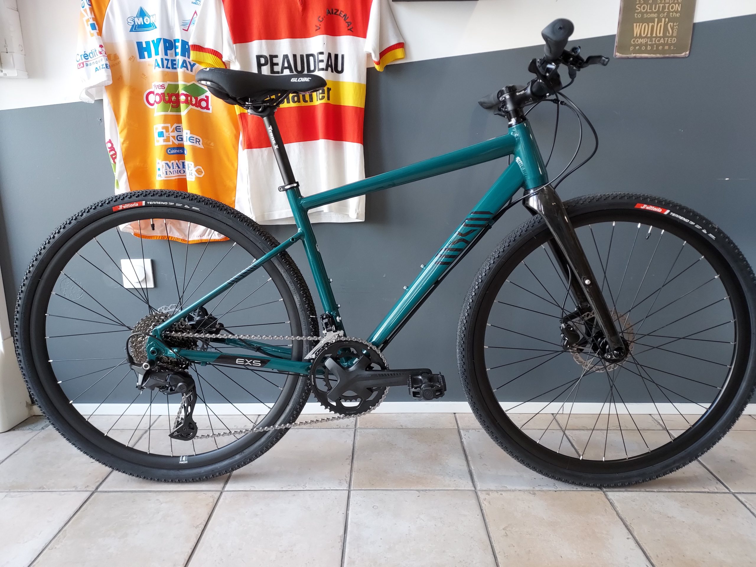 Gravel EXS montage personnalisé velomane aizenay wheeltop shimano